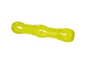 Házecí tyč se zvukem, termoplastická guma (TPR) robustní (Velikost házecí tyče 28 cm, barva limetková)