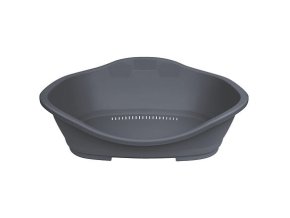 Be Eco plastový pelech Sleeper č. 3 s větráním 80 x 53 cm, tmavě šedý