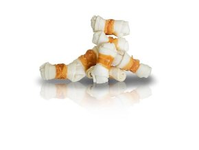 KIDDOG kuřecí masíčko na buvolím 6 cm uzlíku (20 ks/bal.)