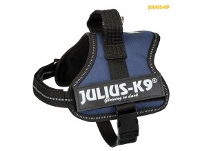 Julius-K9 silový postroj Mini-Mini/XS 40-53 cm/22 mm, indigo