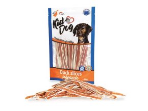 KIDDOG kachní proužky carpaccio 80 g