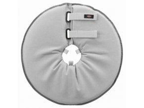 Ochranný měkký límec "disk", S: 30-34 cm/19,5 cm, polyester/pěna, šedá