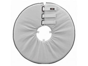 Ochranný měkký límec "disk", L: 46-49 cm/24 cm, polyester/pěna, šedá