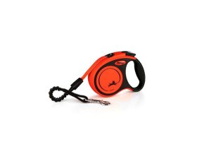 Flexi Xtreme XS pásek 3 m, max. 15 kg, černá/oranžová