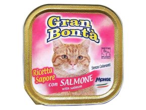 GRAN BONTA paštika s lososem pro kočky 100g