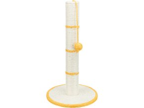 Sisalové škrabadlo s míčem (Velikost škrabadla s míčem základna: ø 35 cm, sloupek: ø 9 cm, výška: 62 cm)