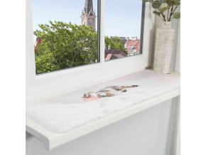 Lehací podložka NANI na okenní parapety 90 x 28 cm šedá