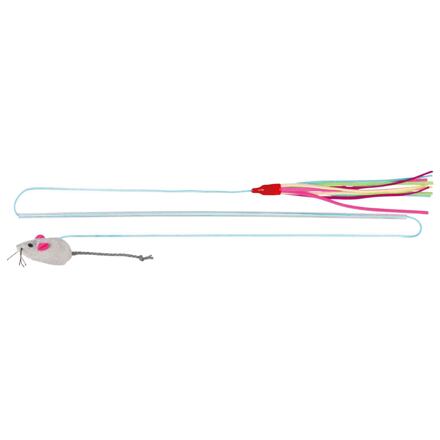 Udice s plyšovou hračkou a střapcem na druhém konci 40 cm 40 cm