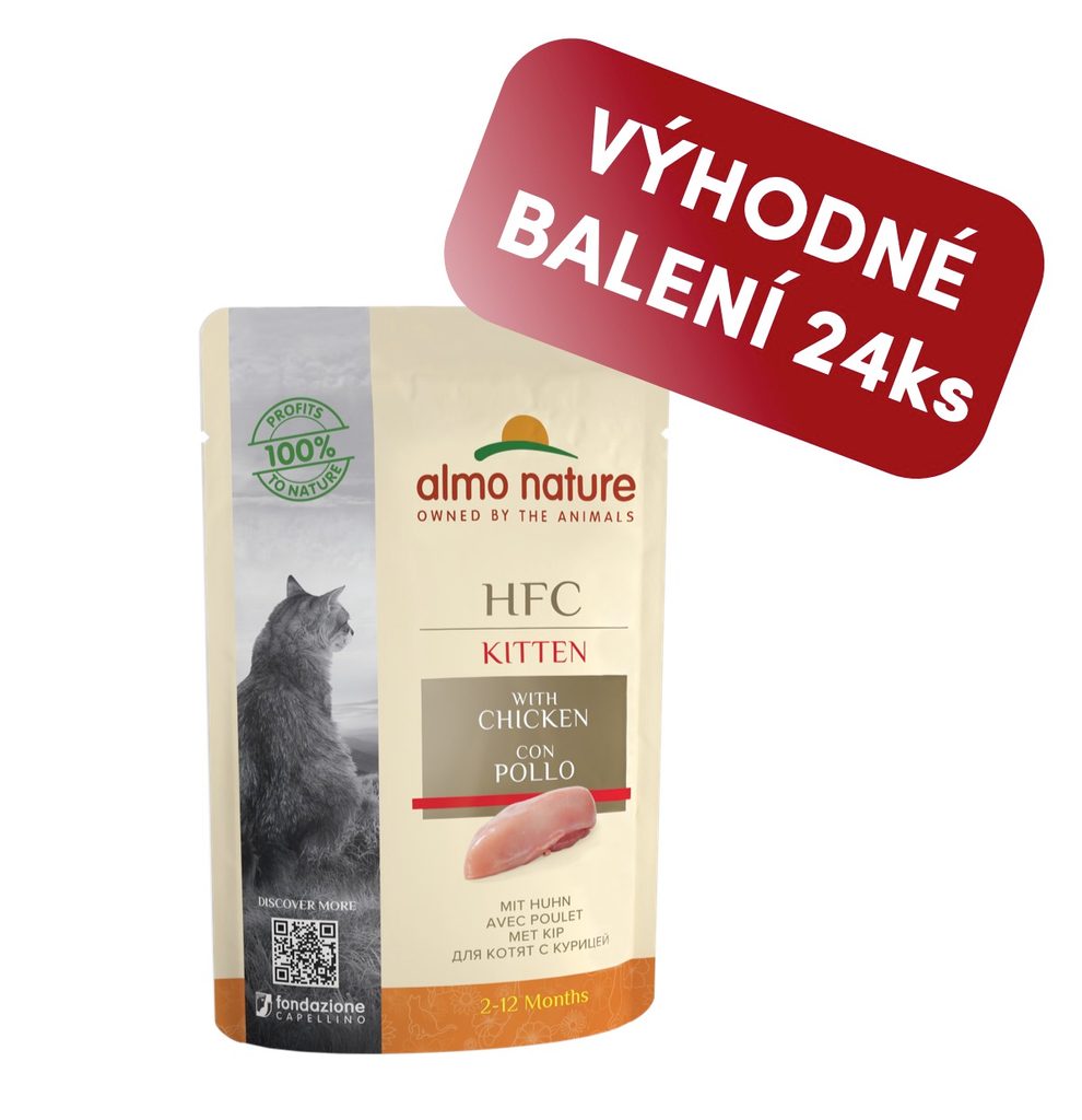 Almo Nature cat kaps. Cuisine-kotě 55g