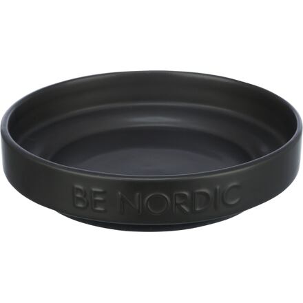 BE NORDIC keramická miska plytká 0,3l/16cm černá