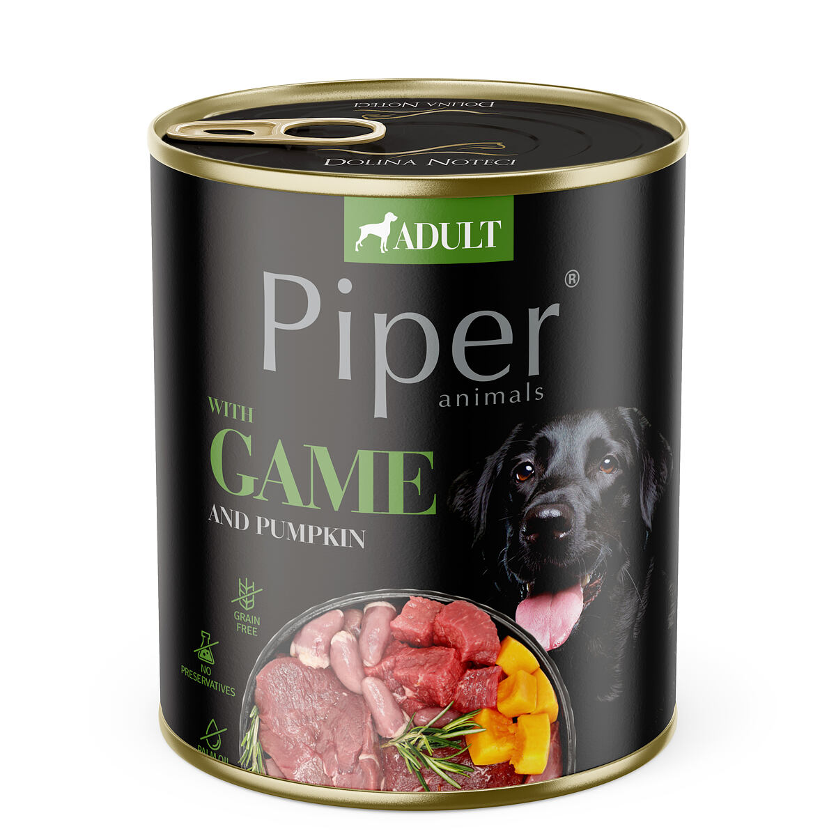 PIPER se zvěřinou a dýní, konzerva pro psy 800g