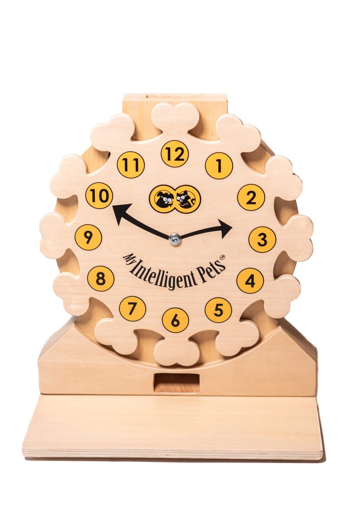 My intelligent pets Dřevěný hlavolam Clock