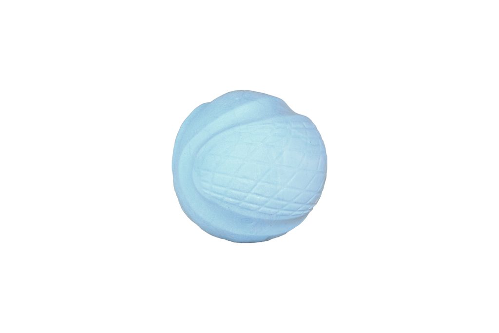 Eco friendly hračka pro psy míč modrý, 8cm/105g
