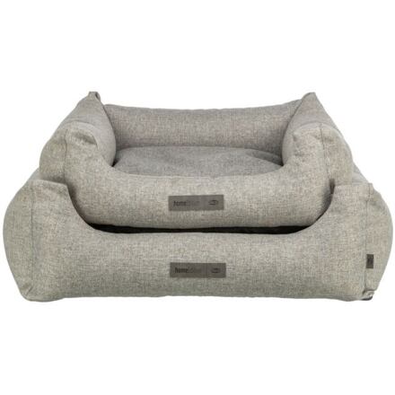 TRIXIE Pelech MATTEO, obdélníkový s polštářovým okrajem, tkanina, světlešedá Velikost pelechu MATTEO: 80 x 60 cm