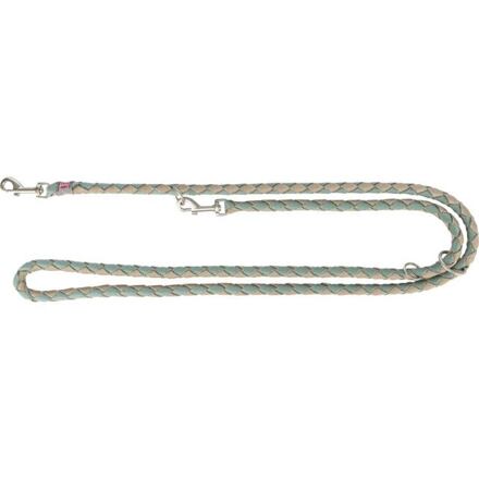 TRIXIE Vodítko CAVO kulaté prodlužovací, šalvějová/písková (S-M:2,00m/12mm) Velikost vodítka CAVO prodlužovací: S-M:2,00m/12mm