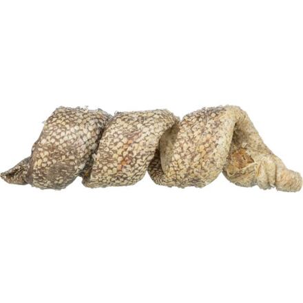 TRIXIE Denta Fun Curl - buvolí kůže s treskou, kroucený pamlsek, 12 cm/25 g