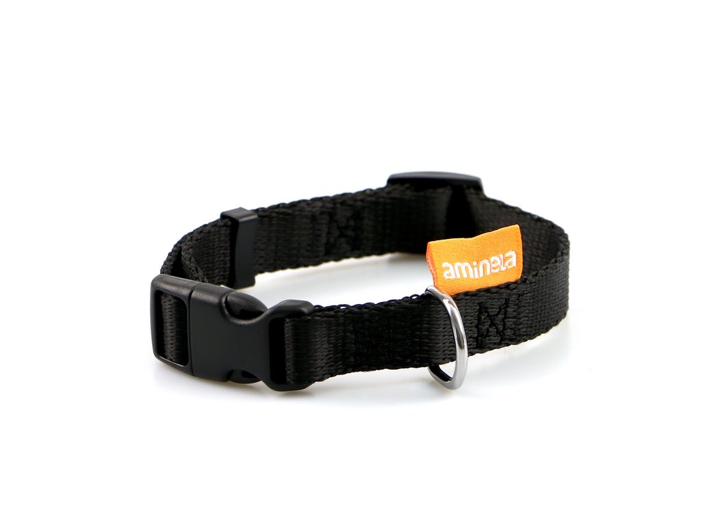 Aminela obojek 15mm/35-55cm černý