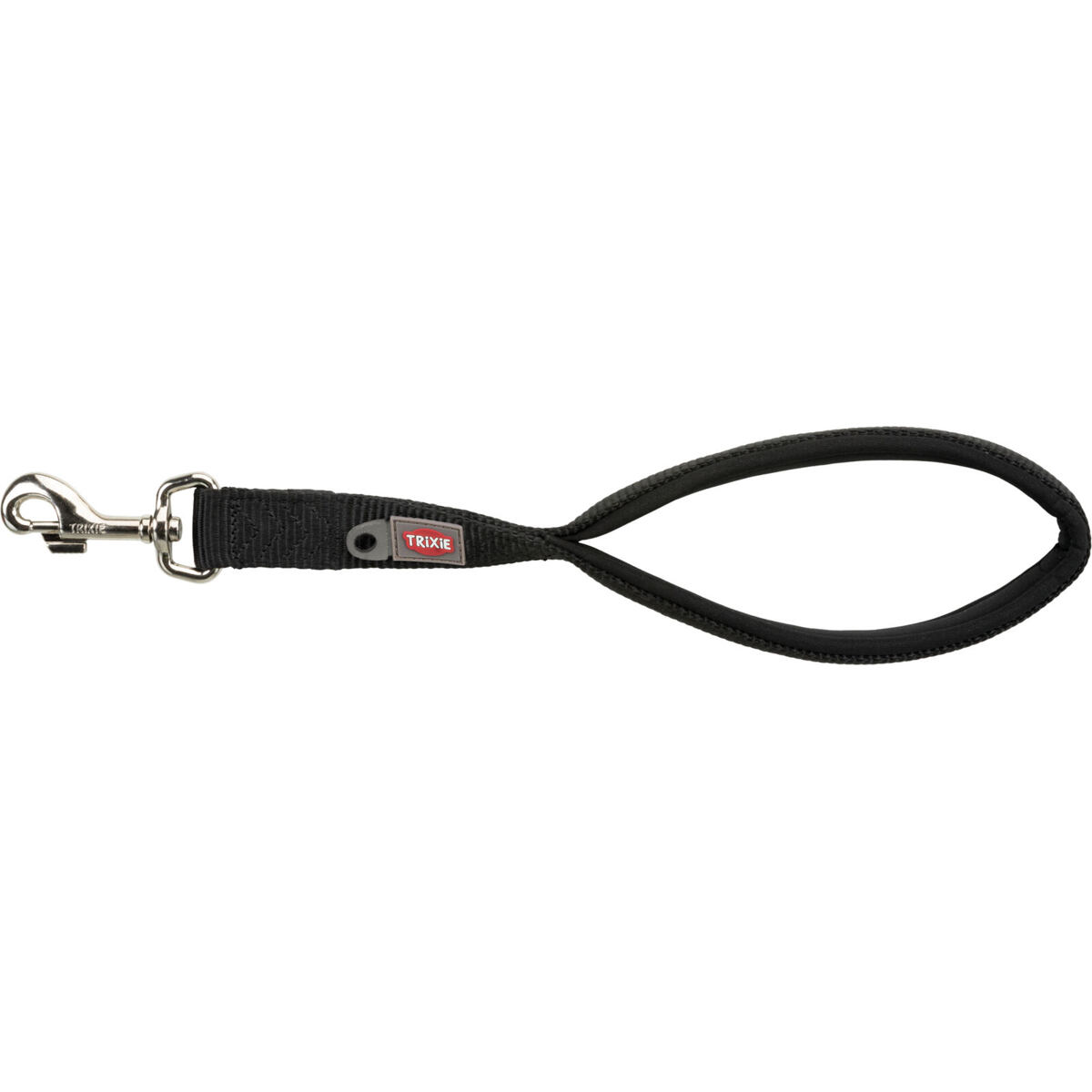 TRIXIE Krátké vodítko PREMIUM, M-XL: 37 cm/25 mm, černá
