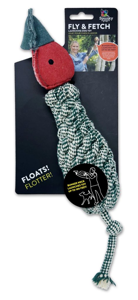 Kachna na aportování lanová Spunky Pup 33cm