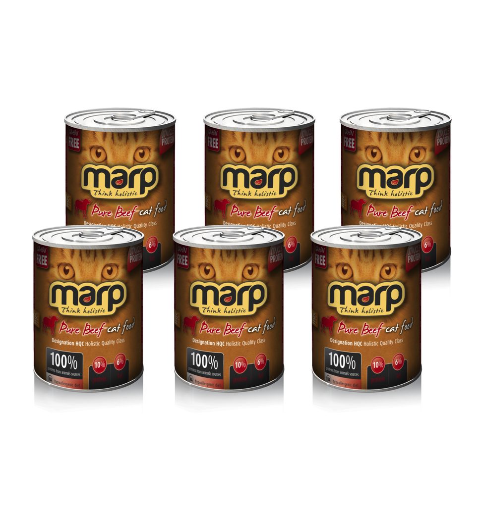 Marp Beef konzerva pro kočky s hovězím 6x400g