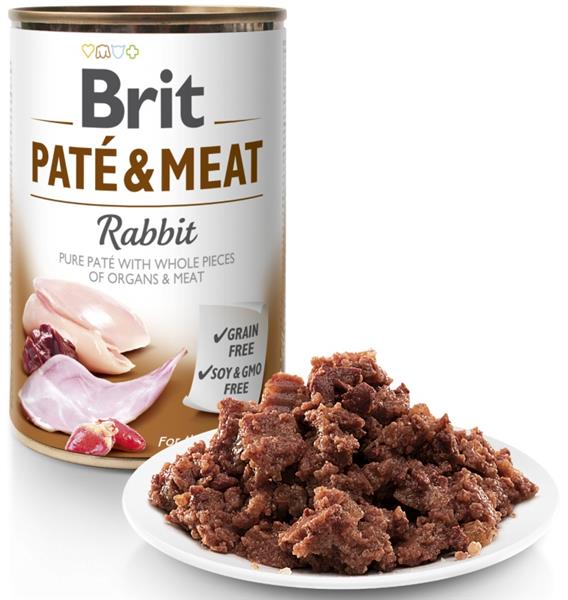 Brit Dog konz Paté & Meat Rabbit 400g