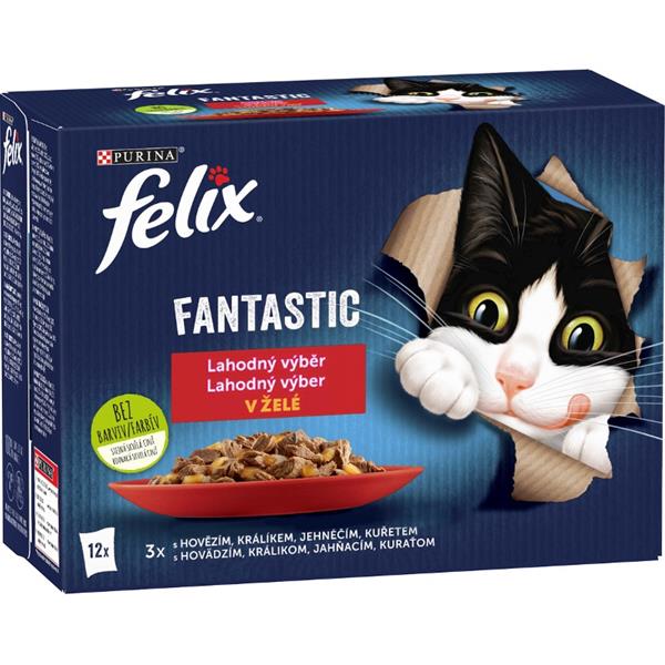 Felix cat kaps.-Fant.Multipack masový výběr  12 x 85g