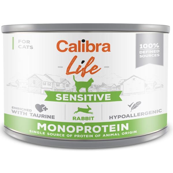 Calibra Cat Life  konz.Sensitive Rabbit 200 g