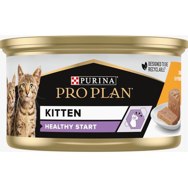 Purina Pro Plan Kitten Healthy Start kuře 85 g