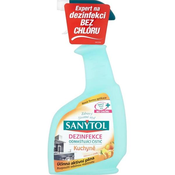 Dezinfekční čistič na kuchyně Sanytol, 500 ml