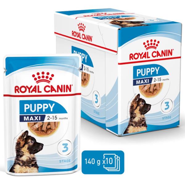 Royal Canin Canine kapsička Maxi Puppy (Multipack 10x140 g)