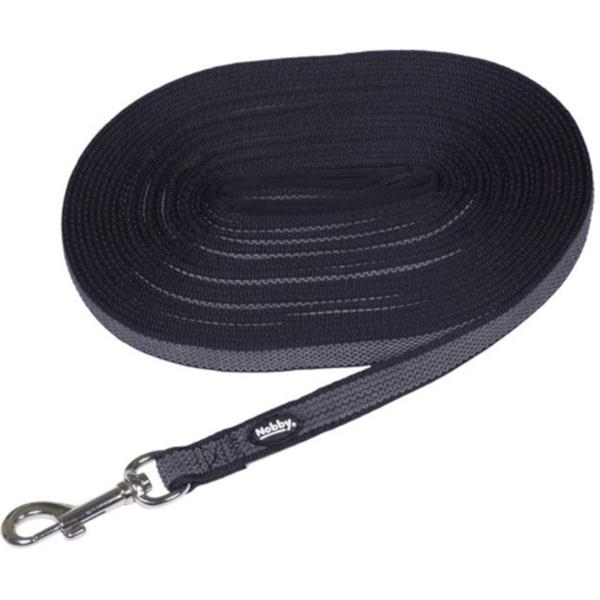 Vodítko stop pogumované Nobby 17 mm x 10 m černé
