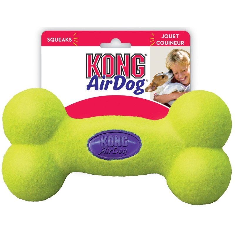 Hračka tenis Air dog Kost pískací Kong small