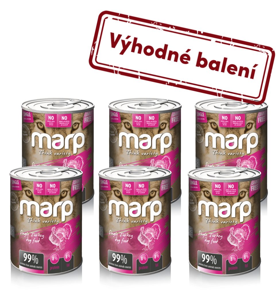 Marp Variety Single krůta konzerva pro psy 6x400g