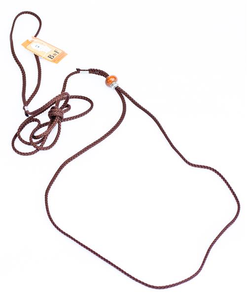 B&F Vodítko nylon předváděcí - hnědé BAFPET 0,3 x 140 cm