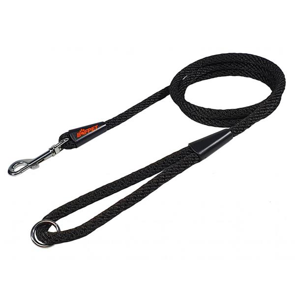 B&F Vodítko textil lano "Spirála" černé BAFPET 1,00 x 150 cm