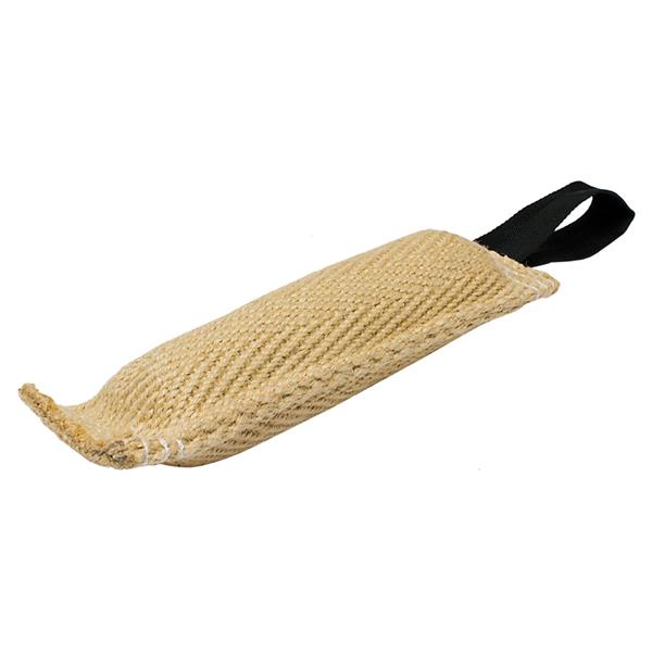 B&F Pešek tréninkový jutový XL 1 poutko BAFPET 10 x 30 cm