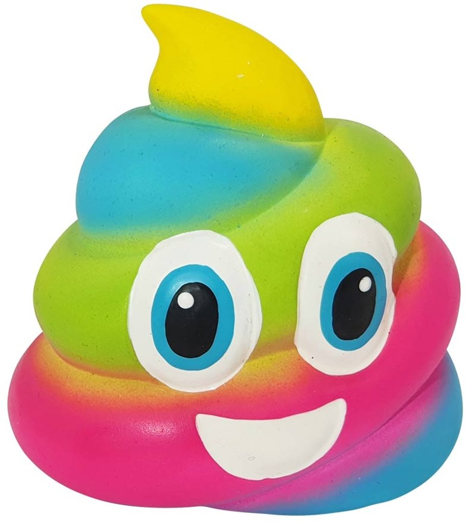 Nobby latexová hračka pro psy Rainbow Poop 11 cm