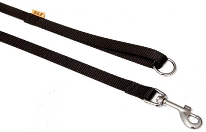 Vodítko BAF nylon černé 1,5x150cm