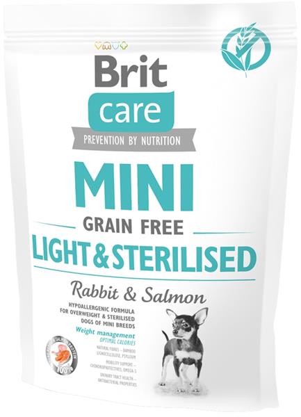 BRIT Care Dog Mini Grain Free Light & Sterilised 400 g
