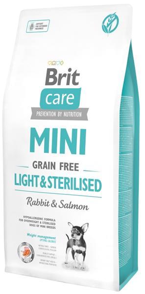 Brit Care Dog Mini Light/Sterilised Grain-free - 7kg