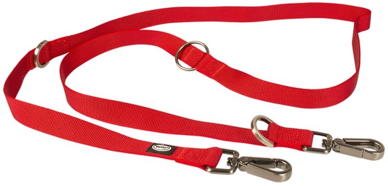 Vodítko nylon North přepínací červené 2,5x200 cm Duvo+