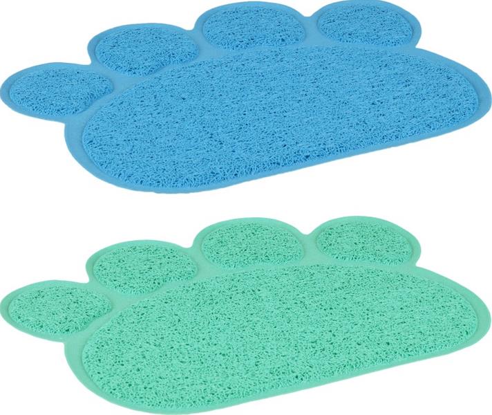 WC předložka Flamingo zelená/modrá 40x30 cm