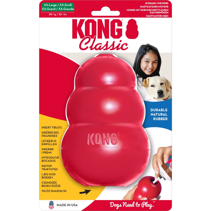 Hračka guma Classic granát KONG XXL
