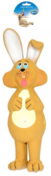 Hračka latex králík 23x6x7 cm Duvo+