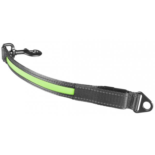 Svítící popruh k vodítku USB 2,5x39 Duvo+ zelený