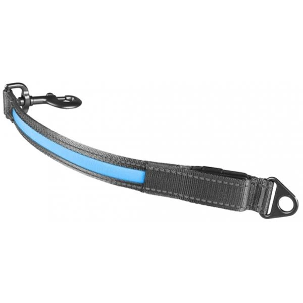 Svítící popruh k vodítku USB 2,5x39 Duvo+ modrý