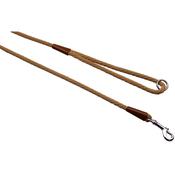 B&F Vodítko textil lano SPIRÁLA béžová 0,6x150 cm BAFPET