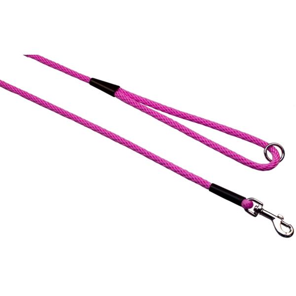 B&F Vodítko textil lano SPIRÁLA růžová 0,6x150 cm BAFPET