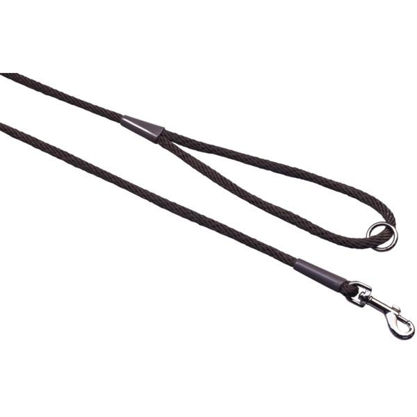 B&F Vodítko textil lano SPIRÁLA šedá 0,6x150 cm BAFPET