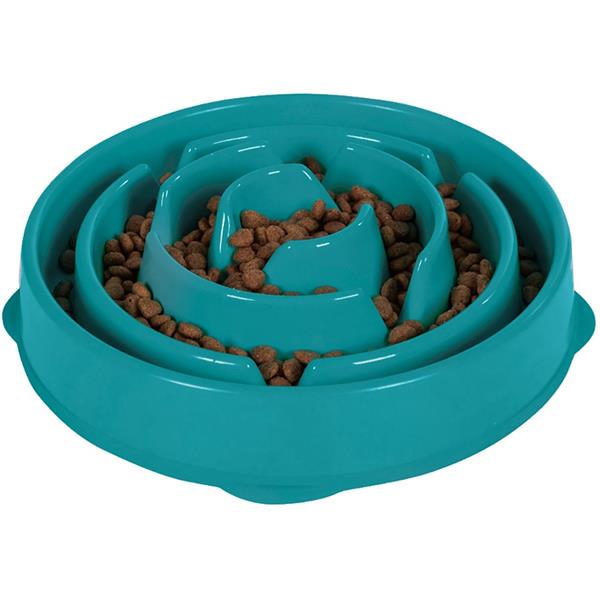 Rosewood Miska plast interaktivní Fun Feeder tyrkysová large